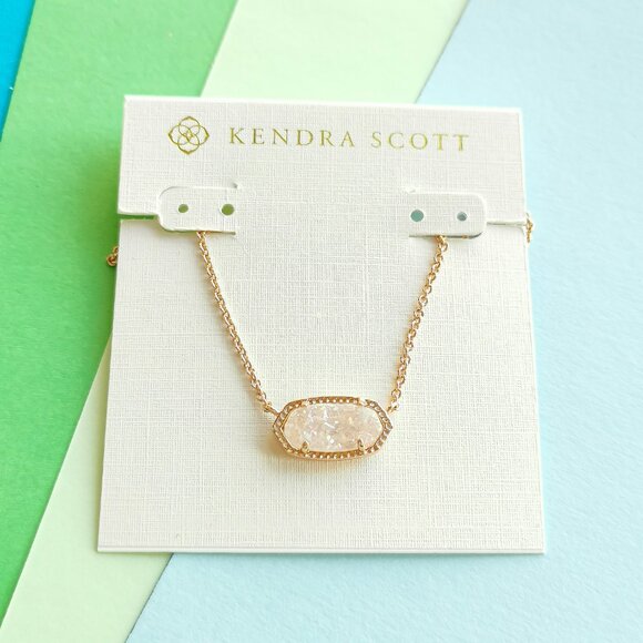 Kendra Scott Jewelry - Kendra Scott Elisa - Rose Gold Drusy Necklace